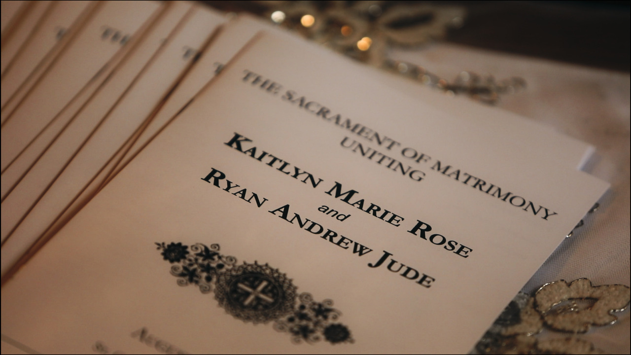 Wedding mass booklets.