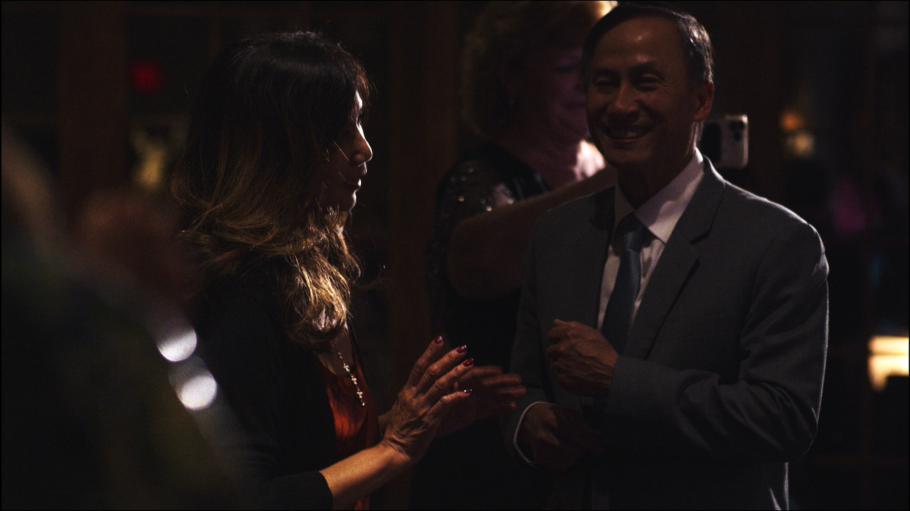 Guests dancing at reception.