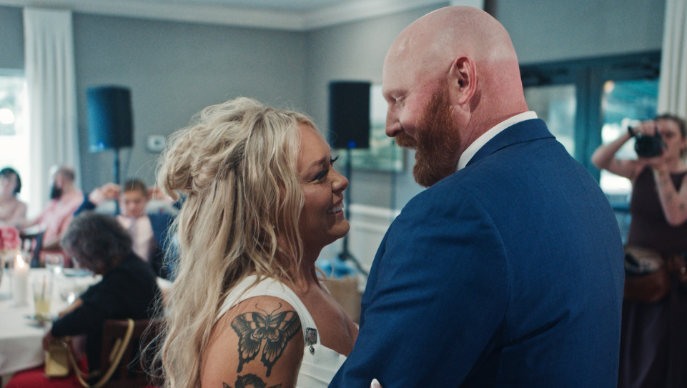 Couple dancing.